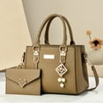 thumbnail image 2 of Womens Handbag Wallet Fashion Tassel Tote Shoulder Bag Top Handle Satchel Purse Set 2pcs, 2 of 3