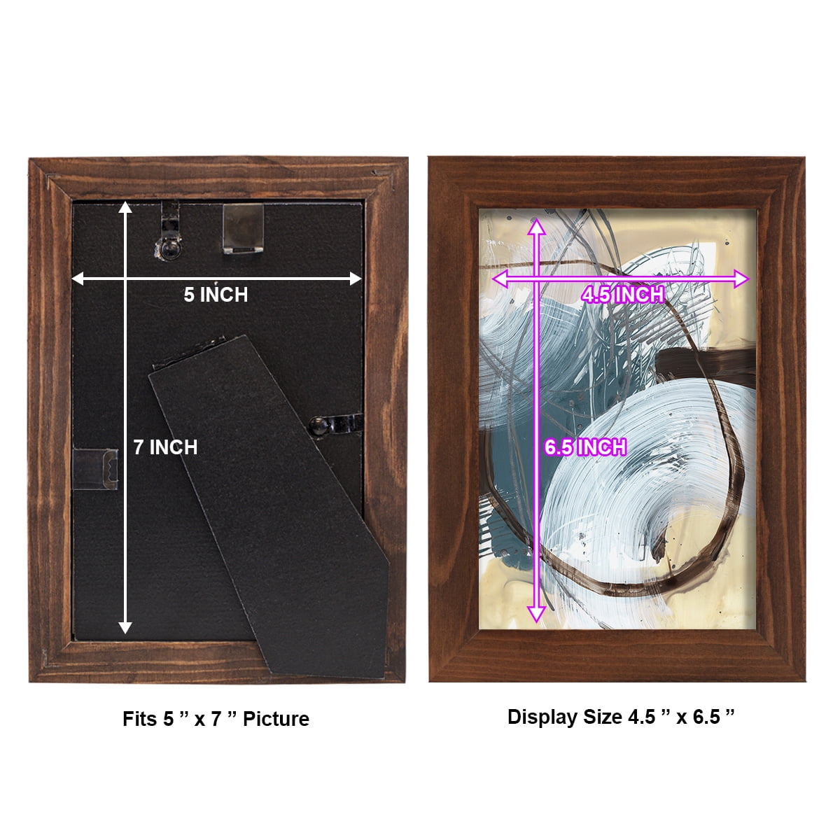 Winding Around I - Framed Print w/glass - Chestnut