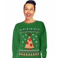 thumbnail image 3 of Tstars Womens Ugly Christmas Sweater Pizza Tree Christmas Gift Funny Humor Holiday Shirts Xmas Party Christmas Gifts for Her Women Sweatshirt Ugly Xmas Sweater, 3 of 6