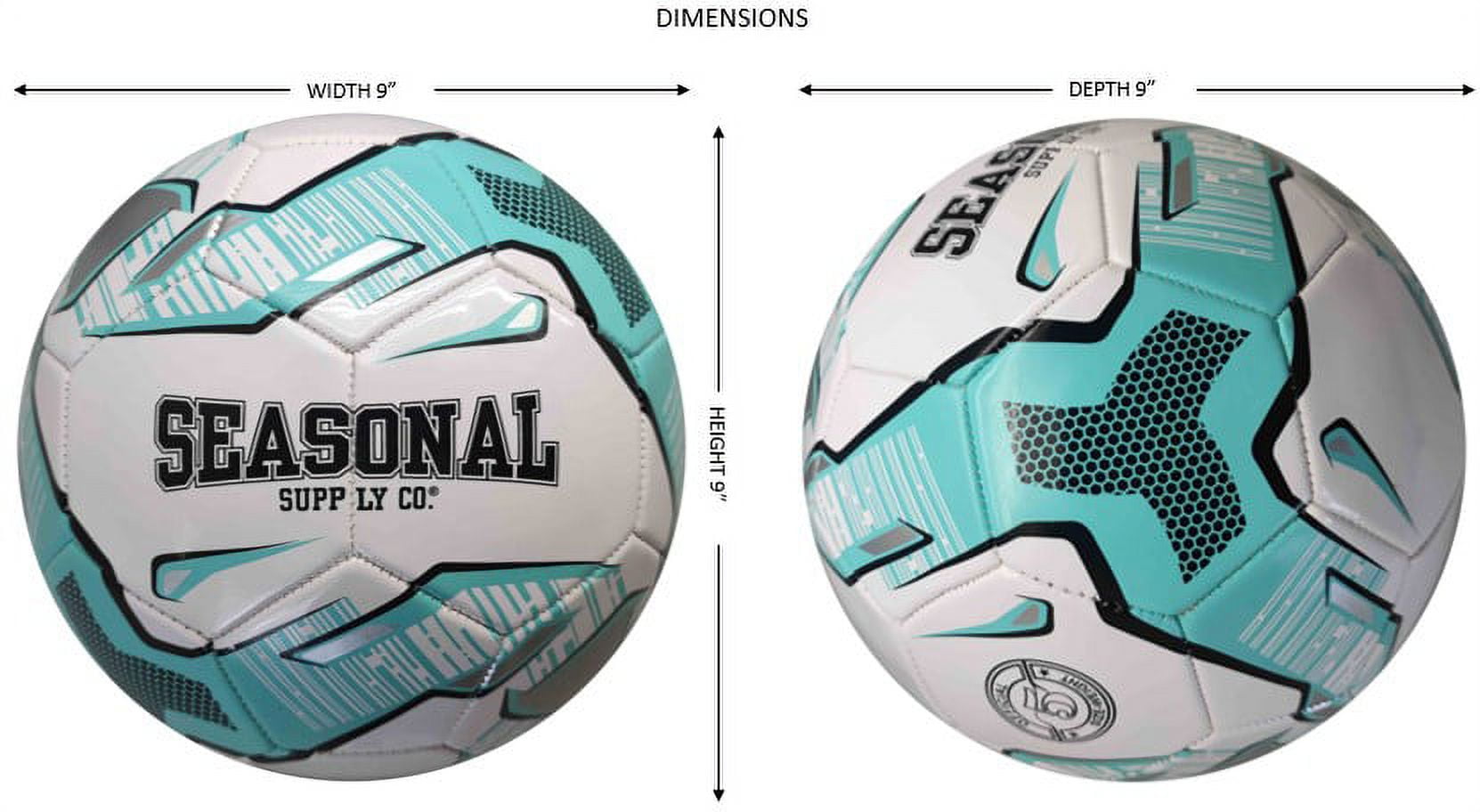 Seasonal Supply Co. Competitor Soccer Ball Assorted Colors