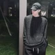thumbnail image 3 of Sudadera con cuello redondo y capa base, camiseta de manga larga para hombre, ropa normal Y2k, talla S, camiseta coreana, otoño, jerséis para hombre, 3 of 5