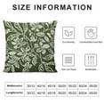 thumbnail image 5 of Nawypu Boho Green Leaf Tufted Pillow Covers Modern Minimalist Monstrea Abstract Pillowcase Rustic Plant Upholstery Cushion Case for Bed Couch Sofa Indoor and Outdoor Home Decor (Green), 5 of 5