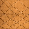 thumbnail image 1 of Ahgly Company Indoor Square Solid Orange Modern Area Rugs, 3' Square, 1 of 4