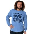 thumbnail image 5 of This Guy Worlds Greatest Farter Funny Men's Long Sleeve Tee T Shirt Brisco Brands M, 5 of 6