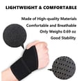 thumbnail image 5 of 2 Pack Adjustable Wrist Brace, Wrist Wraps, Carpal Tunnel Wrist Brace for Fitness, Arthritis and Tendinitis Pain Relief - Suitable for Both Right and Left Hands, 5 of 8