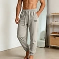 thumbnail image 2 of Lutiedan Mens Joggers Pants Quick Dry Athletic Workout Running Track Gym Pants High Waist Drawstring Sports Pants with Pocket, 2 of 6