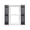 Black, variant on Homeside 3 Board and Batten Split Vinyl Shutters (1 Pair)