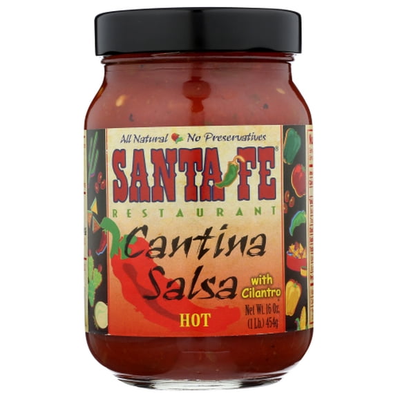 (Pack Of 6) Santa Fe Restaurant Salsa Salsa Hot Cantina 16 Oz