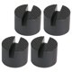 thumbnail image 2 of 4 almohadillas de goma para gato de piso, protector de riel lateral con soldadura por presión, accesorios para automóviles, adaptador profesional para, 2 of 8