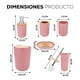 thumbnail image 2 of Juego de 6 Piezas para Baño | Set de Accesorios de Plastico Para Baño | Kit de 6 pzas Modernos para Baño | Accesorios de Bambu, 2 of 4