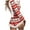 Watermelon Red, variant on Aayomet Womens Jumpsuits Casual Womens Christmas Romper Shorts Long Sleeve Xmas Pajamas Bodysuit Jumpsuit Short,White M