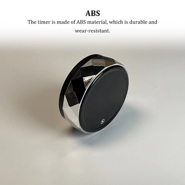 stanreset Digital Tire Timer Three Color Waterproof Coffee Shop Kitchen Restaurant Yoga Fitness Time-meter LED Side Kitchen Restaurant Energy Saver for Silver