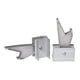 thumbnail image 1 of 2 piezas de cerraduras de escalera de extensión, piezas de mantenimiento antideslizantes de alta resistencia de aluminio, accesorios de repuesto Cola Cerraduras de escalera, 1 of 7
