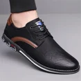 thumbnail image 5 of Men's Premium Stylish Casual Lace Up Walking Business Driving Dress Shoes, Large Size, 5 of 8