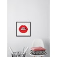 thumbnail image 4 of Marmont Hill Red Lips Framed Wall Art, 4 of 6