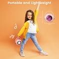 thumbnail image 2 of Kids Karaoke Machine, Singing Along Karaoke Machine for Kids with Microphones PA System Bluetooth Speaker with Colorful Lights, Kids Karaoke Musicbox Toy for Birthday Christmas Gift, 2 of 7