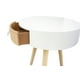 thumbnail image 3 of Mesa Lateral Auxiliar Trend Blanca Estilo Minimalista DIB CARPET & HOME MML004-1000/100, 3 of 4