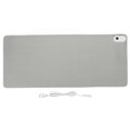 thumbnail image 1 of Heated Mouse Pad 150W 31x13in 3 Temp Modes Auto Off Fast Heating Warm Desk Pad for Office Household Table EU Plug 220V Grey, 1 of 5