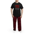 thumbnail image 5 of CafePress - 75Th Birthday Gag Gift Men's Dark Pajamas - Men's Dark Loose Fit Cotton Pajama Set, 5 of 7