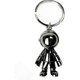 thumbnail image 1 of Llaveros de robot negro para hombre, creativos, astronautas, llavero de coche, anillo para oficina, mochila, bolso, dije, 1 of 5