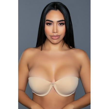 BeWicked 2307-ND-B Strapless Bra Adhesive for Women  Nude - Size B