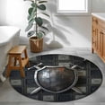 thumbnail image 3 of Round Rug 4Ft Washable Non-Slip, Farmhouse Shields Circle Area Rugs for Living Room Bedroom, Modern Vintage Shabby Chic Plaid Indoor Floor Mats Carpet Runner for Home Decor Aesthetic, 3 of 8