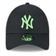 thumbnail image 2 of Gorra New Era New York Yankees Neon UNISEX 60424816 negro UNITALLA, 2 of 5