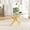 Gold, variant on 63" Rectangular Glass Dining Table, Modern Clear Tempered Glass Top with Silver Stainless Steel Cross-Legged Base, for Kitchen, Apartment, Living Room