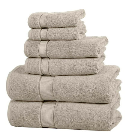 Elegance Spa Luxurious 600 GSM Egyptian Cotton 6-piece Towel Set ...