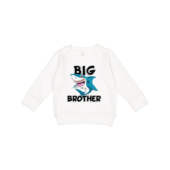 Inktastic Big Brother Shark Toddler Sweatshirt