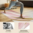 thumbnail image 4 of Pink Gold Marble Pattern Hot Yoga Mat Towel Non Slip for Hot Yoga - Quick-Drying Yoga Mat Cover with 4 Corner Pockets with Travel Bag - Hot Yoga Towel Non Slip Grip Moisture Wicking Sweat 70"x26", 4 of 6