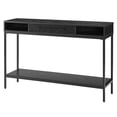 thumbnail image 4 of Henn&Hart 45" Blackened Bronze/Black Grain Console Table, 4 of 5