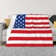 thumbnail image 1 of Balery America Flags3 Manta de Franela con Dibujo, Lujo Ultra Suave y Cálido, Antipelusa y Resistente a las Arrugas para Cama, Sofá, Camping -40"x30", 1 of 4