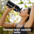 thumbnail image 3 of Botella de agua deportiva: a prueba de fugas, de acero inoxidable con aislamiento al vacío, doble pared, taza térmica, cantimplora de metal, 3 of 5