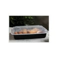 thumbnail image 3 of Pactiv Newspring VERSAtainer Microwavable Containers, Rectangular, 58 oz, 8.5 x 11.5 x 2.5, Black/Clear, Plastic, 150/Carton, 3 of 4