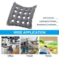thumbnail image 6 of Uxcell Inflatable Seat Cushion, Portable Air Chair Cushions Square Seat Pad, Gray 2 Pack, 6 of 6