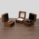 thumbnail image 5 of Caja De Madera Nogal Para Un Anillos De Boda O Compromiso CAFE BLANCO, 5 of 5