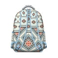 thumbnail image 3 of Trendy Boho Backpack for Women - Tribal Print, 17 Inch Laptop Sleeve, Roomy College Daypack, Perfect for Dorm to Library Commute, 3 of 6