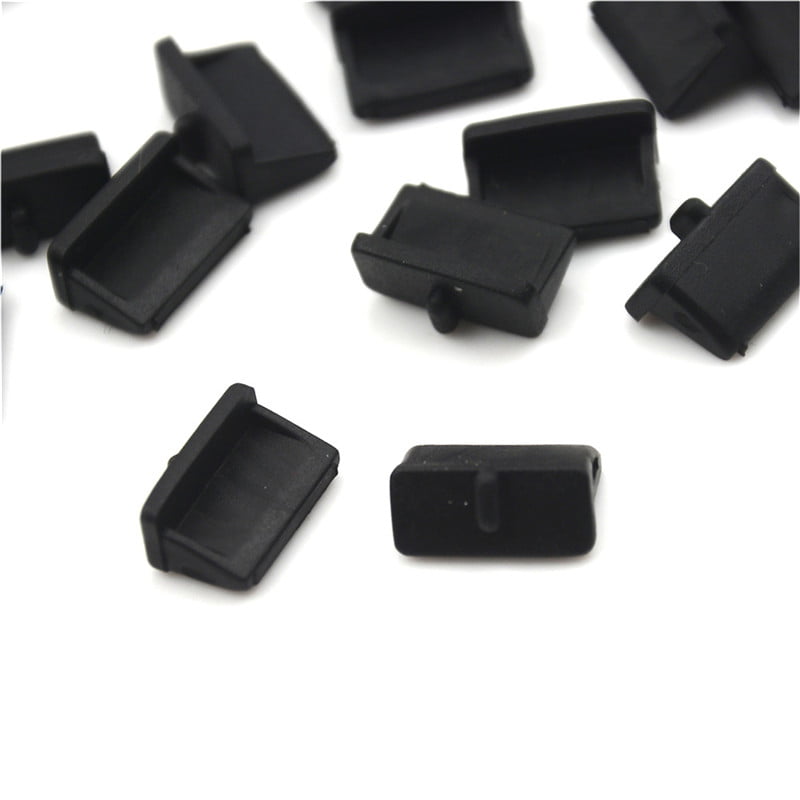20pcs Soft Plastic USB Port Plug Cover Cap Anti Dust Protector for Female HFUS 
