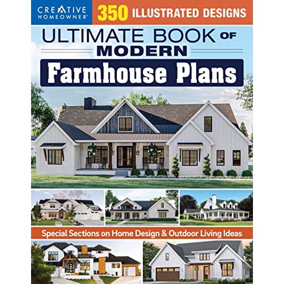Pre-Owned Ultimate Book of Modern Farmhouse Plans: 350 Illustrated Designs (Paperback) 1580118704 9781580118705