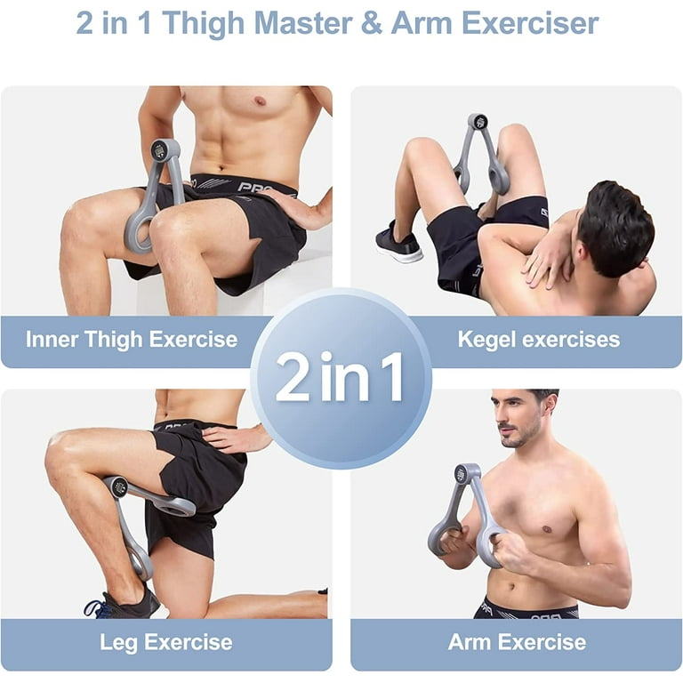 Thigh Master High Resistance 2022 Latest Thigh Master Suzanne Somers with Counter Inner Thigh Exercise Equipment for Women and Men Hip Trainer