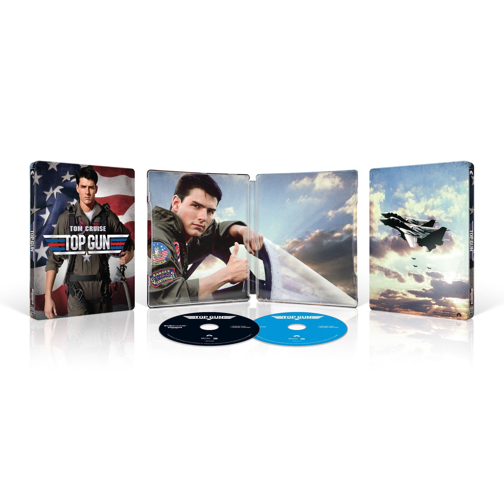 Top Gun (40th Anniversary Limited Edition Steelbook) (4K Ultra HD + Blu-Ray + Digital Copy) Paramount Pictures Corporation, Action
