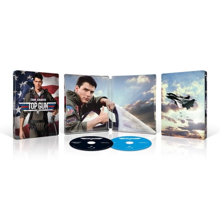 Top Gun (40th Anniversary Limited Edition Steelbook) (4K Ultra HD + Blu-Ray + Digital Copy) Paramount Pictures Corporation, Action