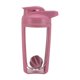 thumbnail image 2 of Botella mezcladora Vasos mezcladores Multifuncionales Fácil de limpiar con bola mezcladora Botella de agua para batidos de fitness Entrenamiento Leche Rosa, 2 of 10