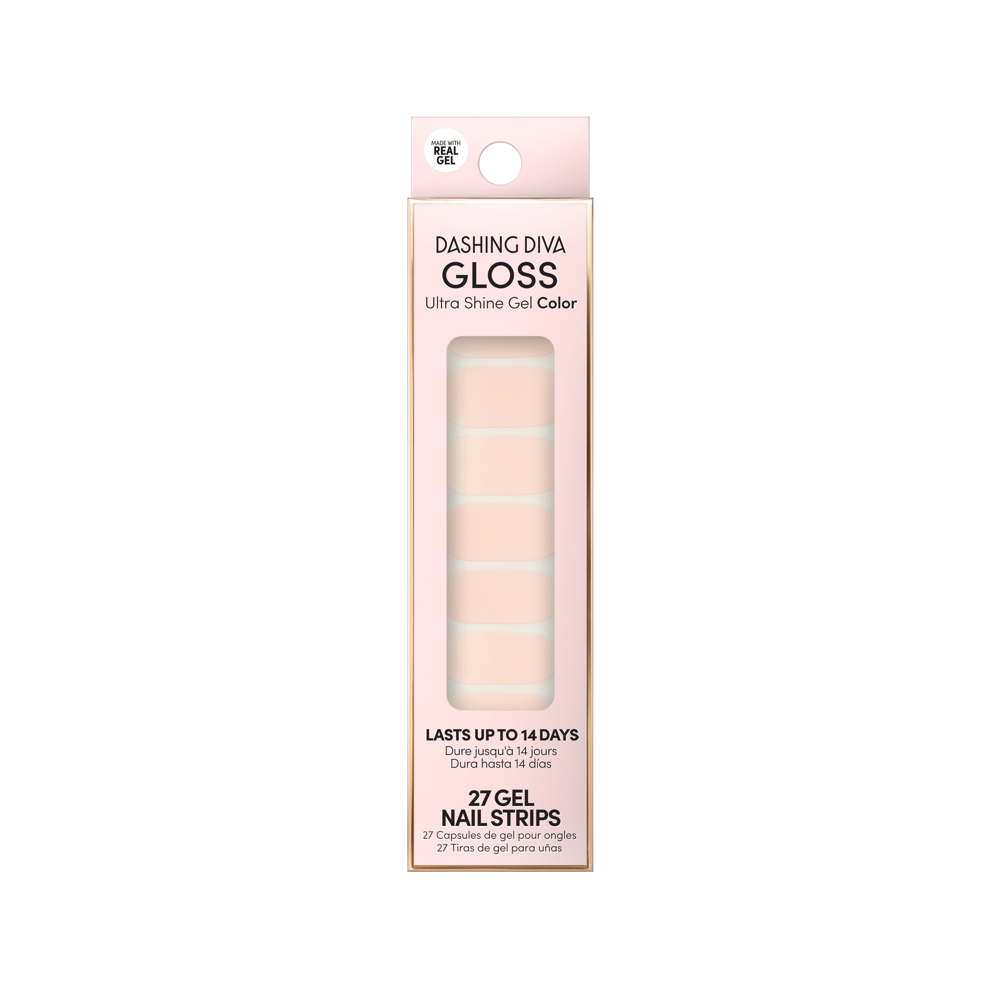 Dashing Diva GLOSS Ultra Shine Gel Color, Baby Pink