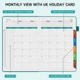 thumbnail image 3 of Planner 2026 Page a Day A5, 2026 Daily Planner Hourly Increments January to December Full Year Planner with Monthly Overview, Colorful Tabs, Banded Leather Hardcover, Inner Large Pocket, 3 of 9