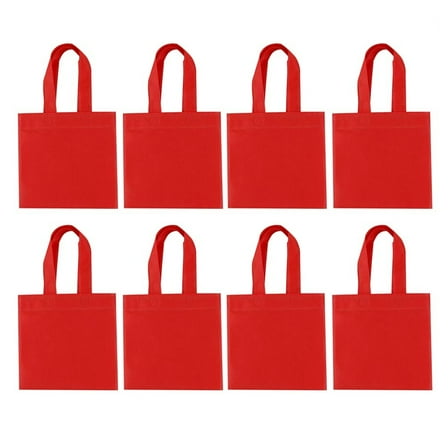 PBPBOX 12Pcs Portable Nonwoven Tote Bag for Small Bag and Retail Use