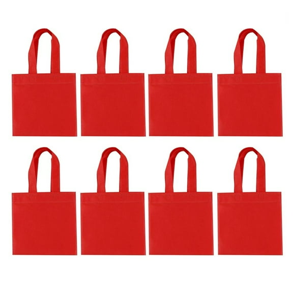 PBPBOX 12Pcs Portable Nonwoven Tote Bag for Small Bag and Retail Use