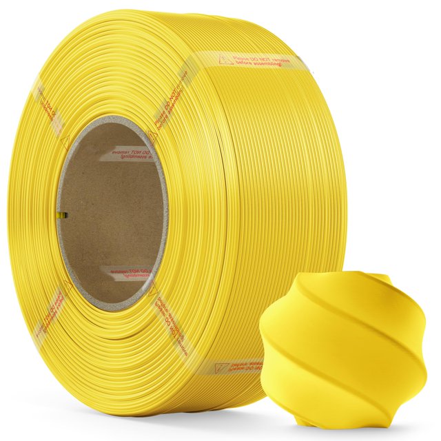 Filamento para impresora 3D MarsWork PLA, 1,75 mm, 1 kg, recambio amarillo