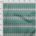 thumbnail image 2 of oneOone Georgette Viscose Fabric Geometric & Floral Block Print Sewing Fabric BTY 42 Inch Wide, 2 of 4